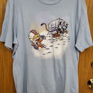 Calvin and hobbes inspired Starwars Graphic tshirt